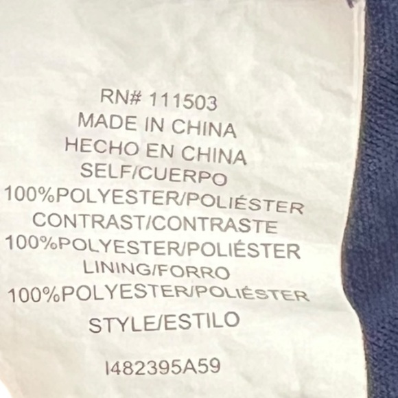 Lily Star White and Blue High-Low Midi Dress - Picture 12 of 13